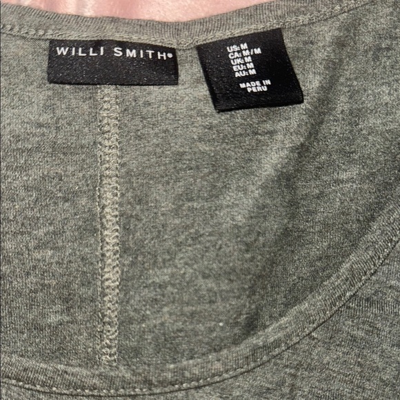 Willi Smith| Green Relaxed Long Sleeve Tunic - Picture 6 of 8